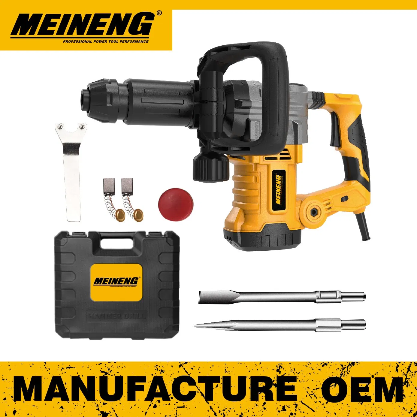 Отбойный молоток Demolition Hammer 0870, 1650Вт, 15Дж