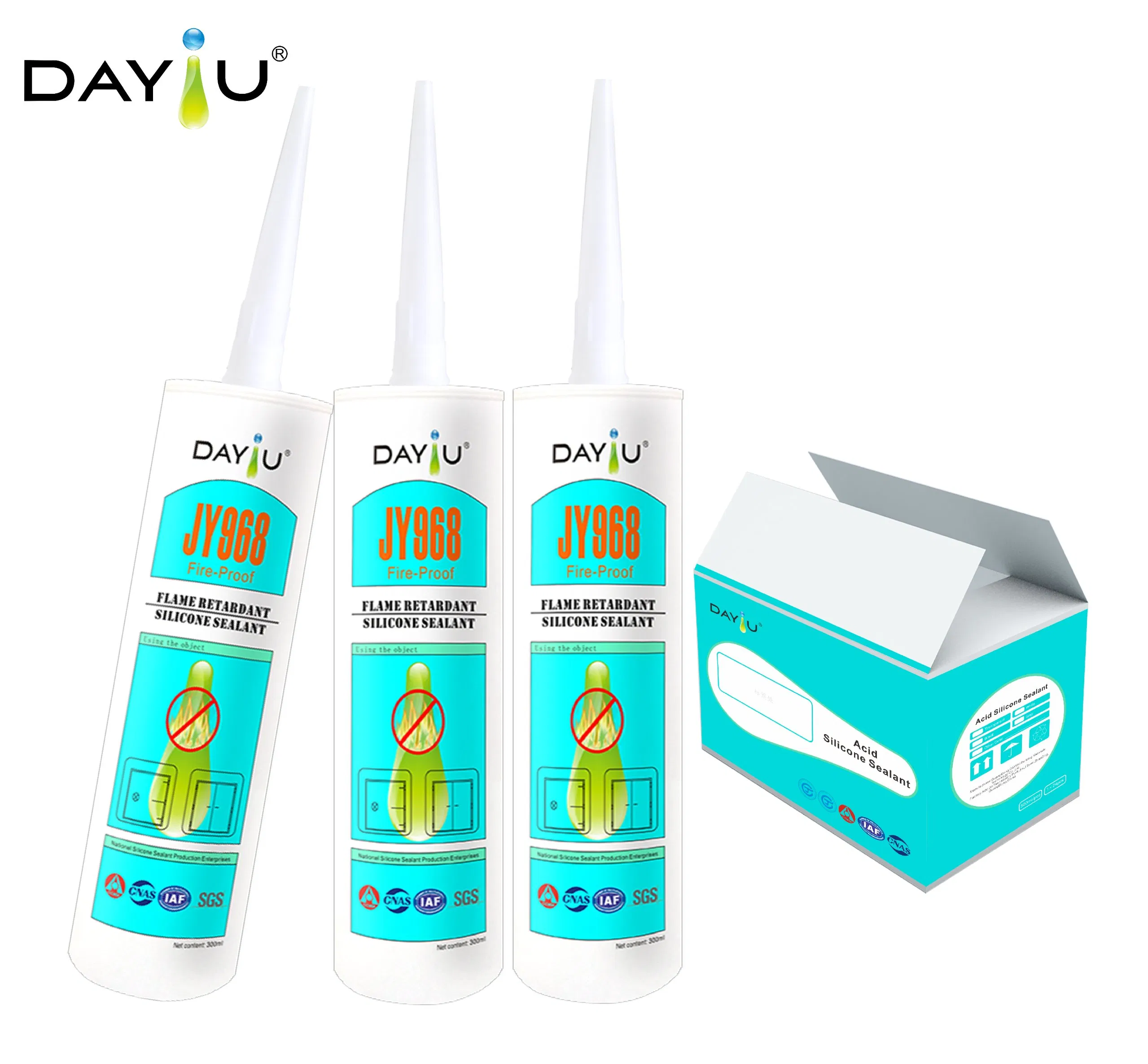 Fire-Proof Adhesive Weatherproofing Bonding Sealant Caulking for Kitchen&Bathroom