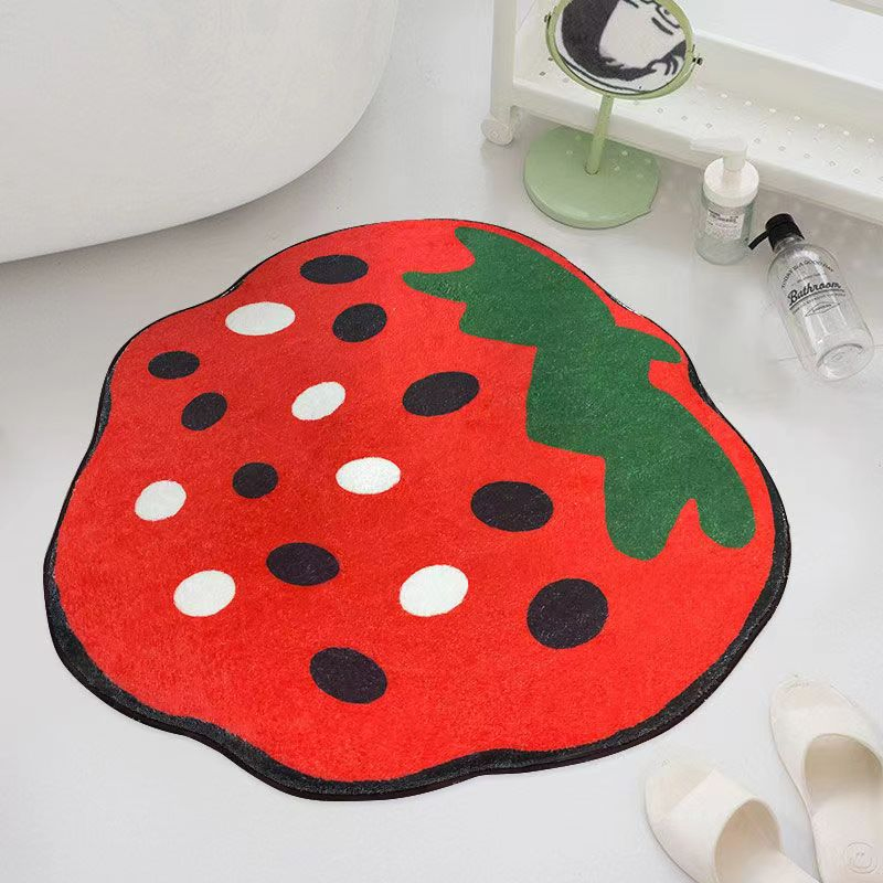 Cute Design Polyester Kids and Pet Friendly Area Custom Water Absorbent Carpet Kitchen Bath Mat Non-Slip Rug Easy to Clean Mat