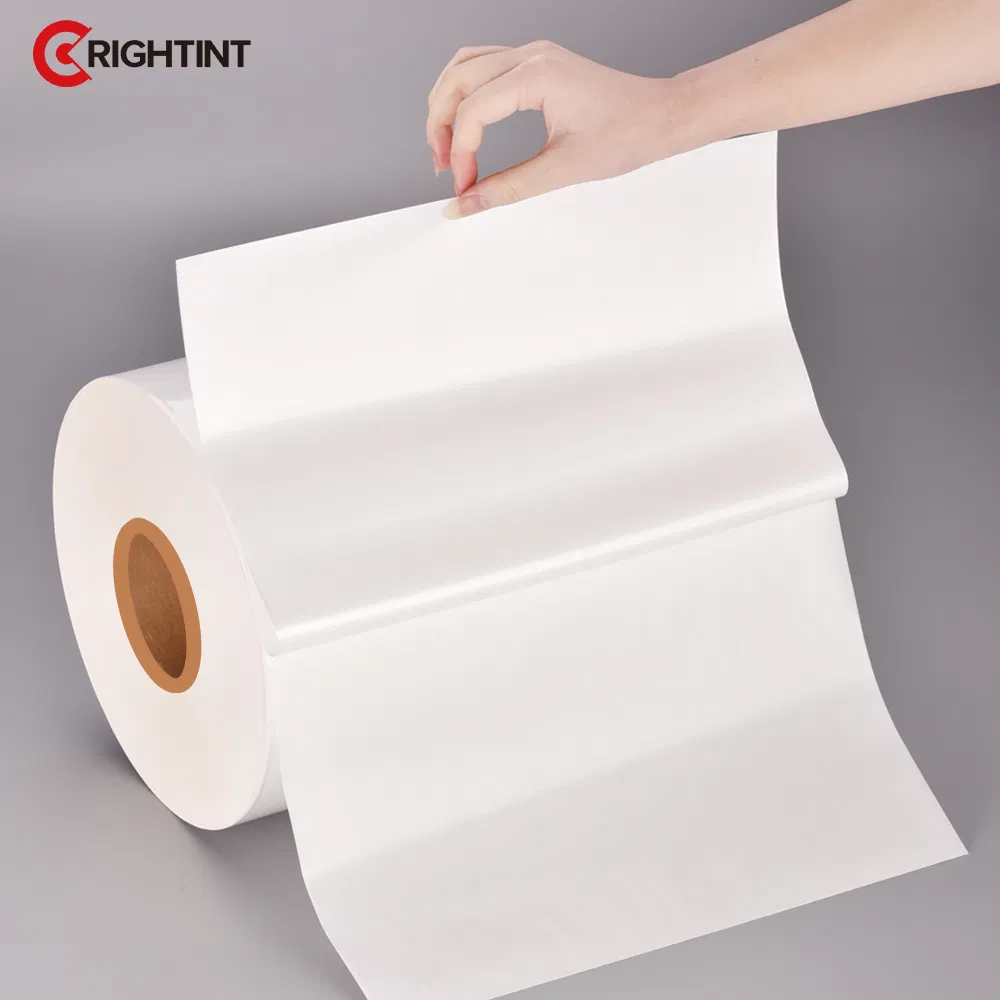Glossy White BOPP Film for UV Inkjet Outdoor Label Adhesive Vinyl
