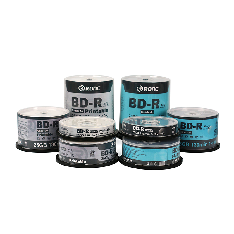 Blu-Ray BD-R 50GB/25GB 6X пустые диски для записи