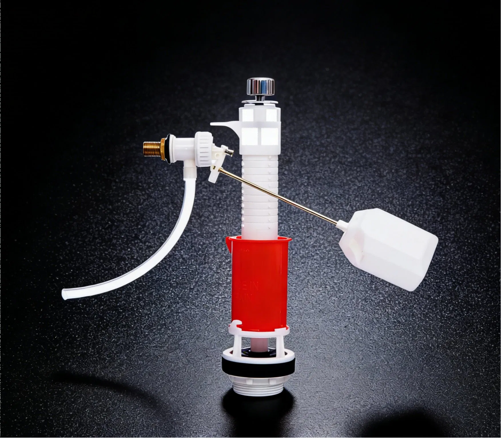 High Quality Plastic Cistern Flush Mechanism - White Minimalist Bathroom Sanitary Fittings