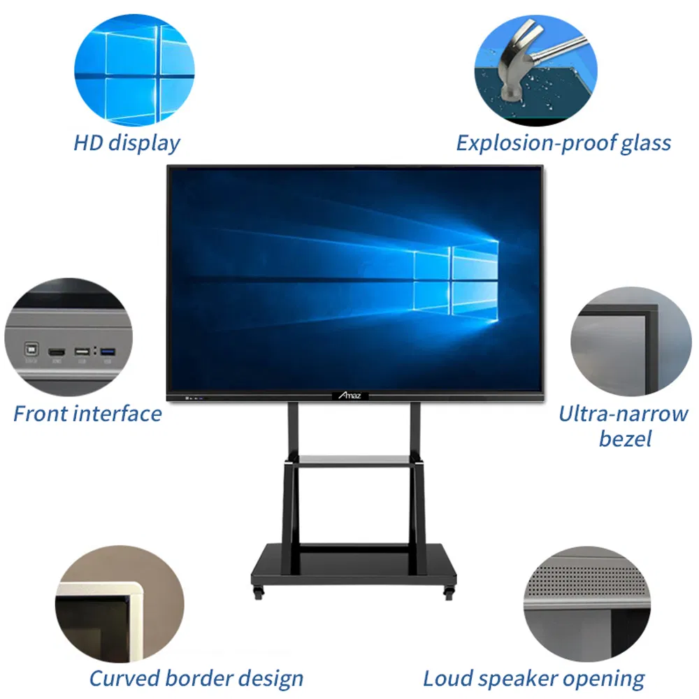110inch All-in-One PC Touch Screen Displays Interactive Flat Pane