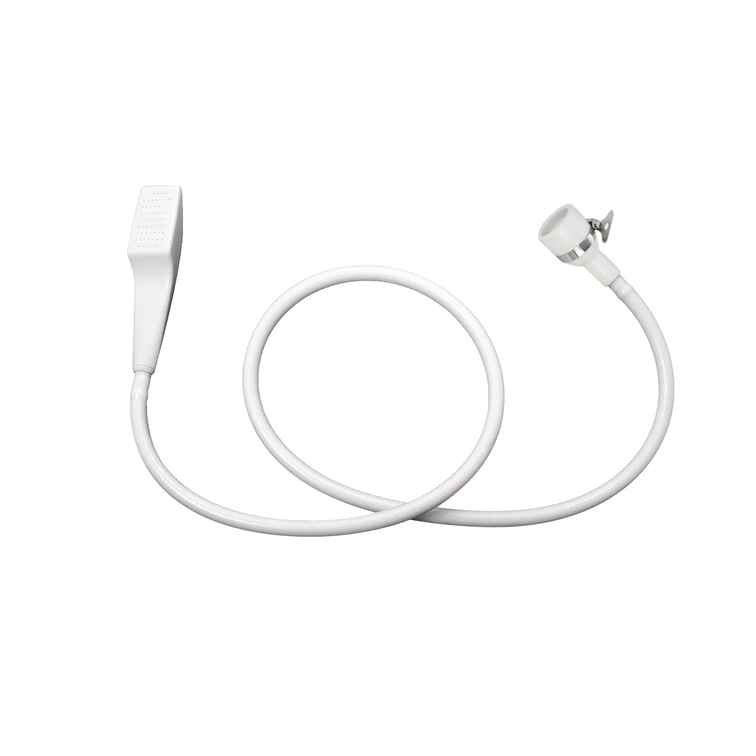 White PVC Plastic Wash Household 1.5m Shower Single Double Tap