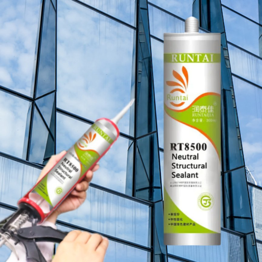 Building Material Curtain Wall Neutral Silicone Sealant with Weatherproof and Excellent Adhesion