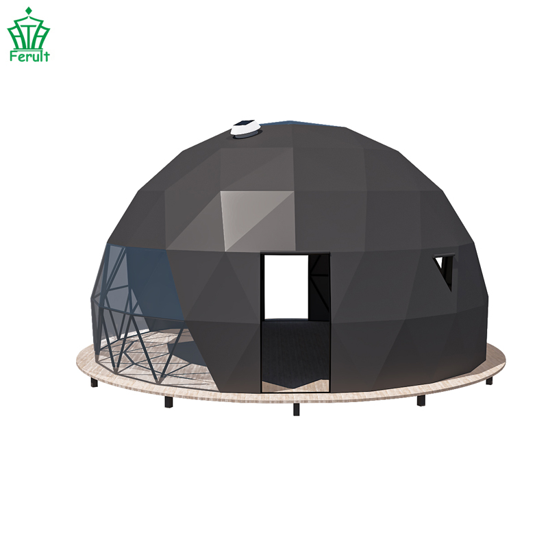 Storm-Resistant Dome Glamping Tent with Reinforced Steel Frame