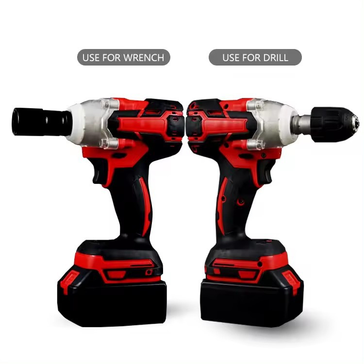 Combined Set Easy to Operate Electric Power Torque Wrench Excellent Perform Cordless Wrench Set for Family