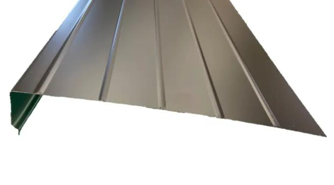 1X8'' Aluminum Black Ribbed Fascia for Canada