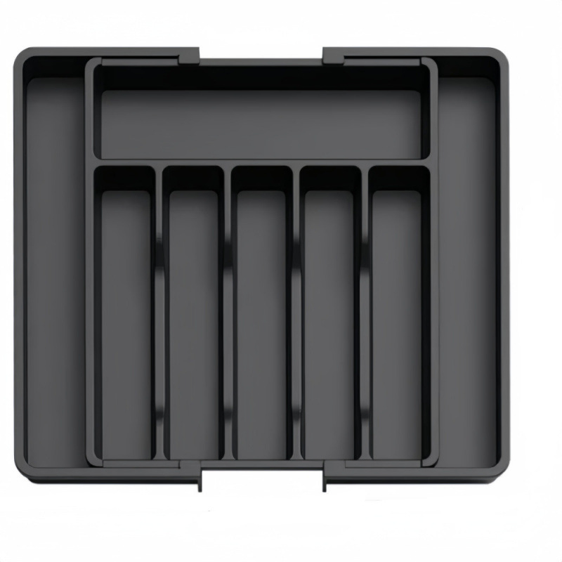 Extended Cutlery Storage Box, Portable Expandable Storage Tray for Home Use