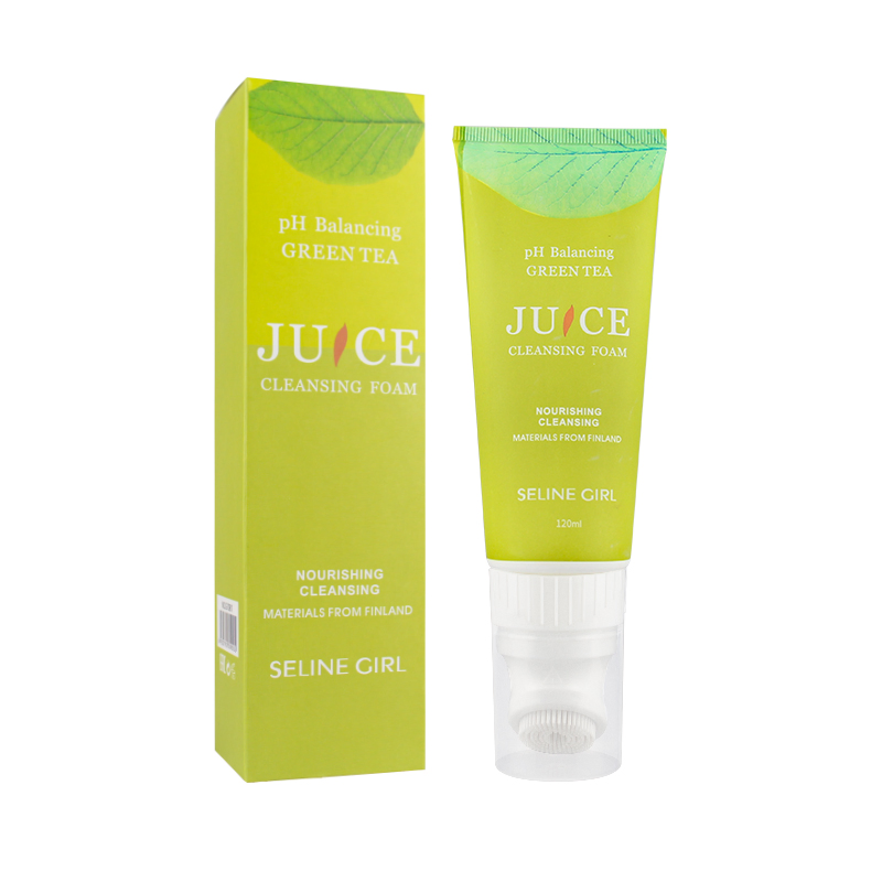 Seline Girl 3 Types 120ml Green Tea Peach Grapefruit Facial Cleanser