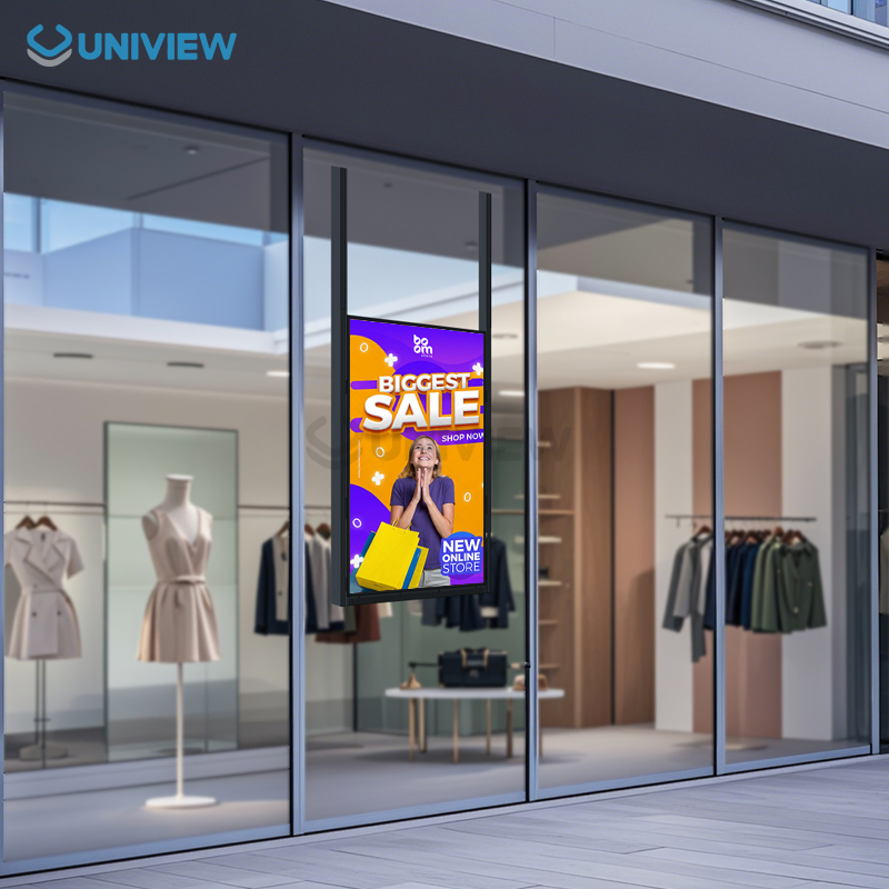 Двусторонний LCD-дисплей 55 дюймов для торгового центра