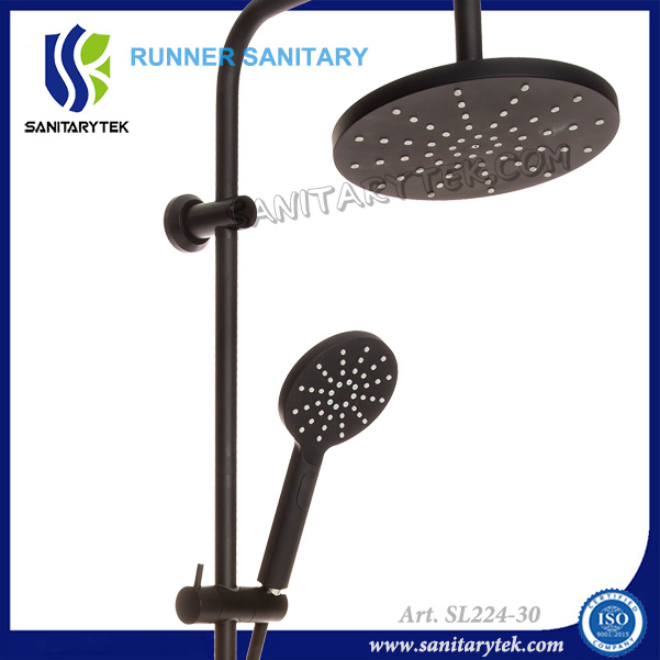 Matte Black Bathroom Shower Head Hand Shower Set
