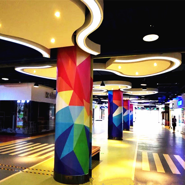 Artistic Design Wall Cladding Decortaion Aluminum Material Column Cover Panel