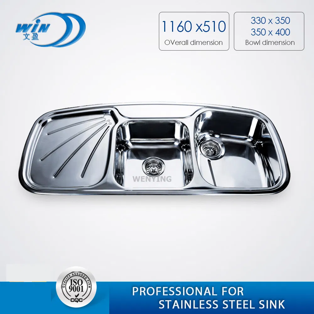 Brazil Good Looking Long Sink Stainless Steel Sink Hotel Wy11651