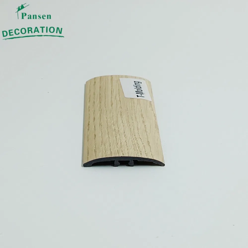 T-Moulding Color-Matched Spc Baseboard for Flooring Systems Skirting