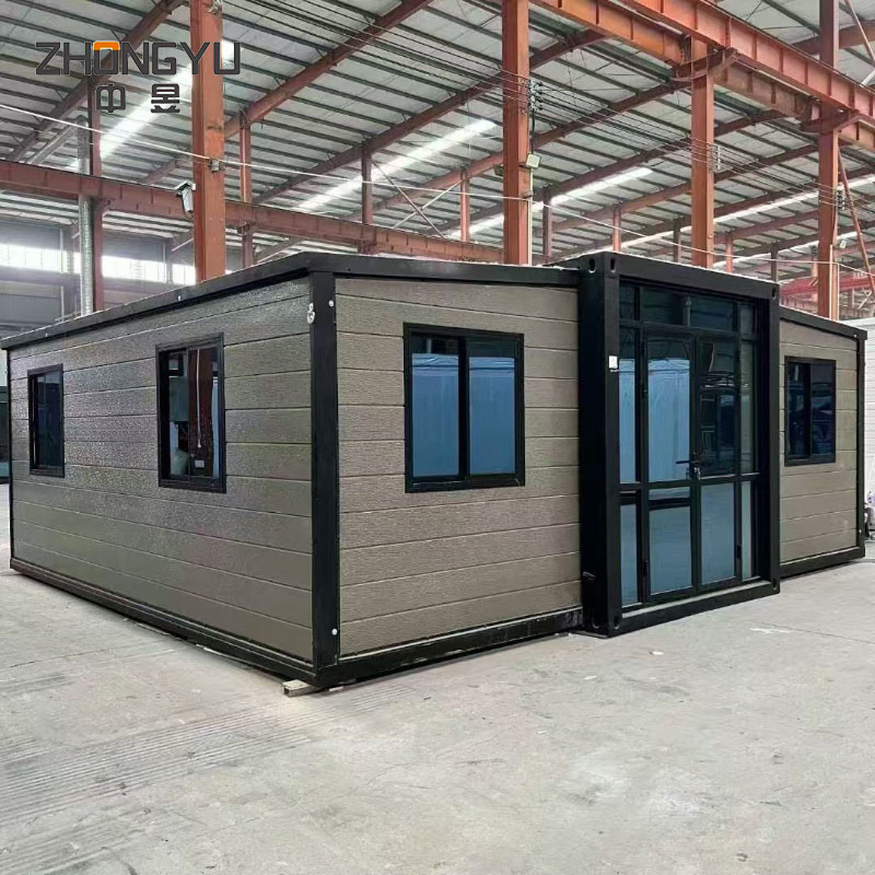 Luxury Modular Foldable Double Wing Container House Prefabricated Mobile Home Portable Tiny House Expandable Capsule Vessel Style