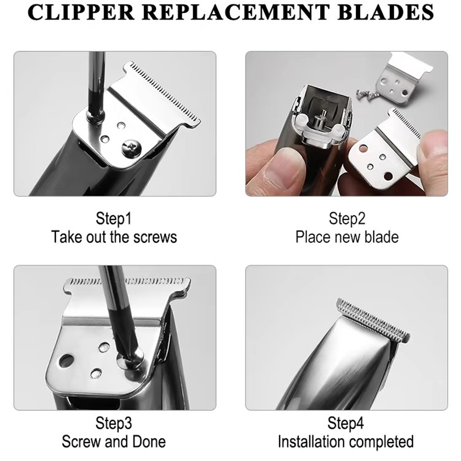 Trimmer Replacement T Blade for Andis Slimline PRO Li D7/D8 Hair Clipper Trimmer
