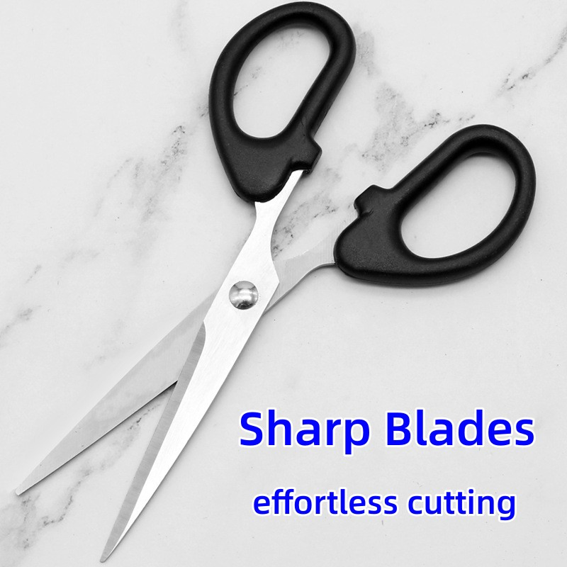 Scissors, Multipurpose Office Scissors, Ultra Sharp Shears, Comfort-Grip Handles Household Scissors, Sturdy Sharp Craft Supplies--Medium Size 15.8X6.5cm