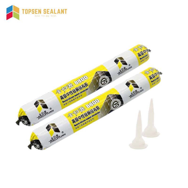 Topsen 8800 UV-Resistant Structural Silicone Sealant for Exterior Glazing Systems
