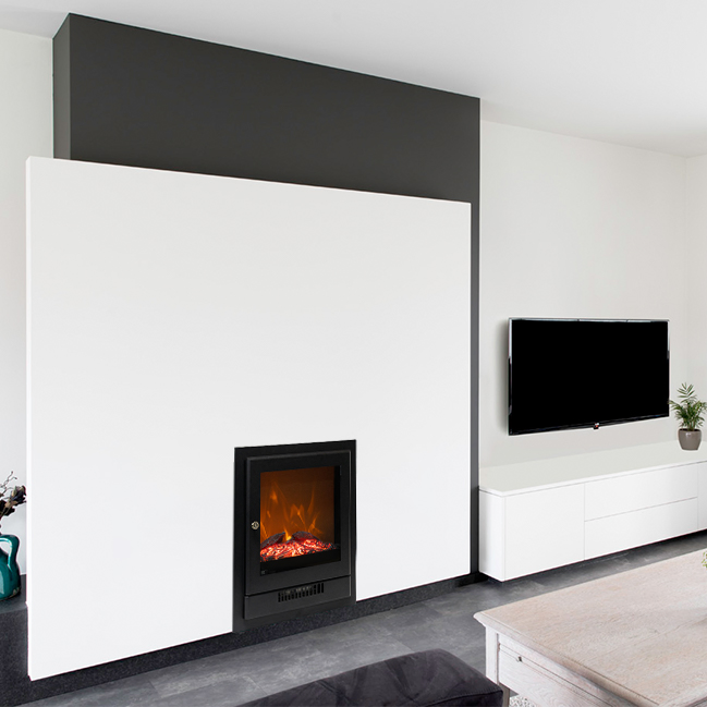 Fashion High Quality LED Flame Remote Control Home Inserted Electric Fireplace
