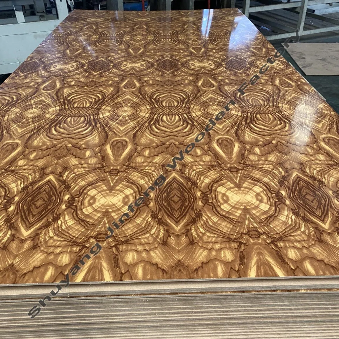 2.7mm 3mm Africa India One Side Melamine MDF Board