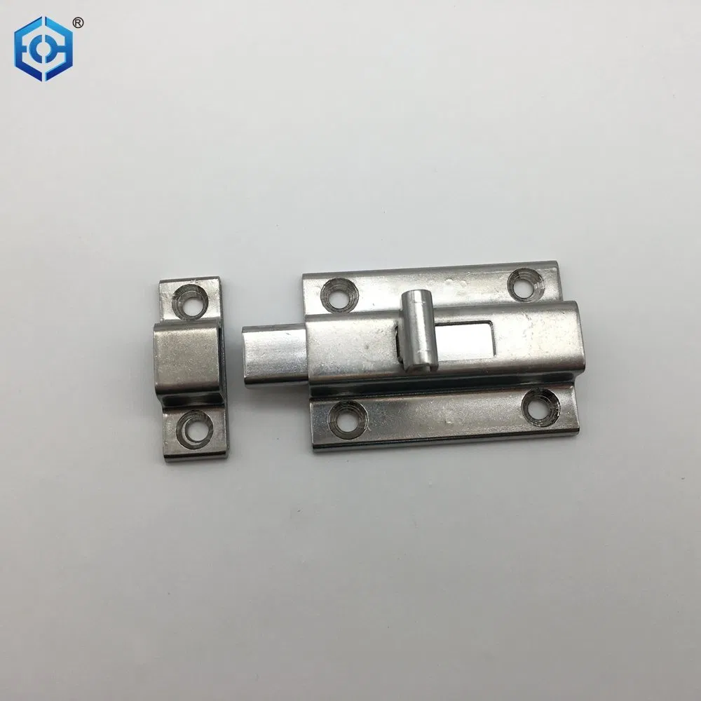 Stainless Steel Latch Sliding Surface Mounted Slide Bolt for Internal Doors