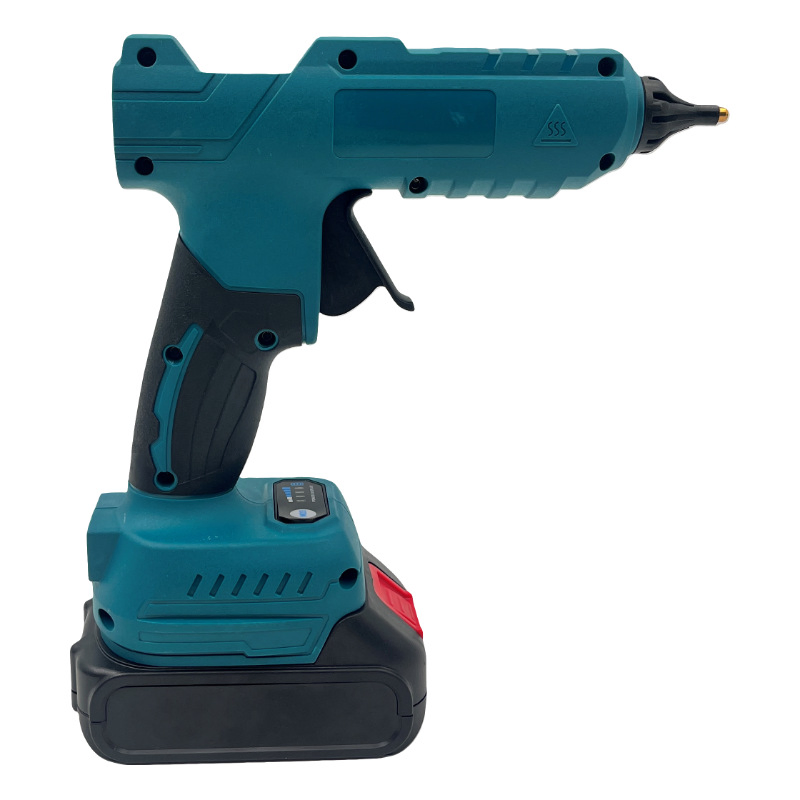 Cordless Rechargeable Lithium-Ion Hot Glue Gun 21V for Home Repair, Arts and Crafts, on-Site Use
