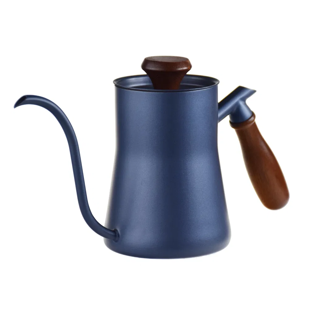 Ecocoffee Customized Gooseneck Sprouts Pour Over Coffee Kettle 550ml Barista Coffee Maker with Therometer