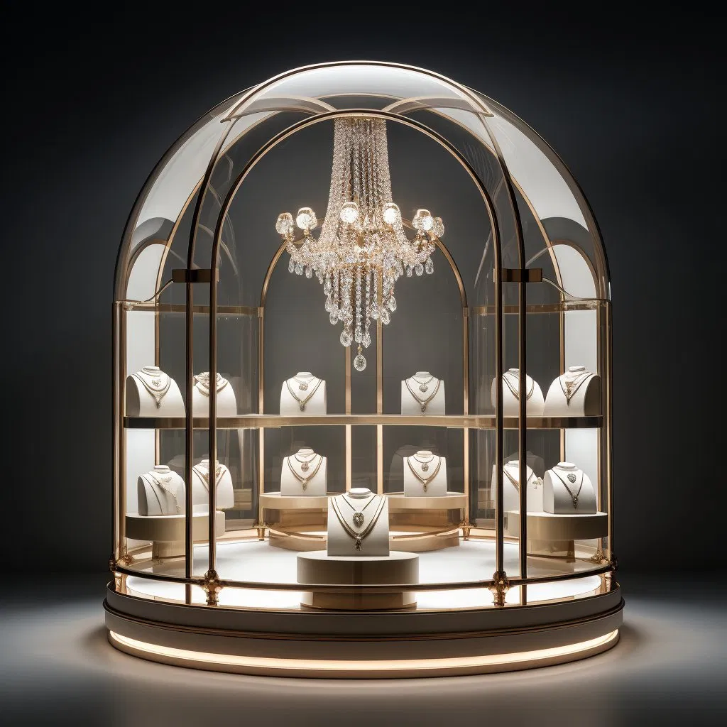 Glass Jewelry Display Case