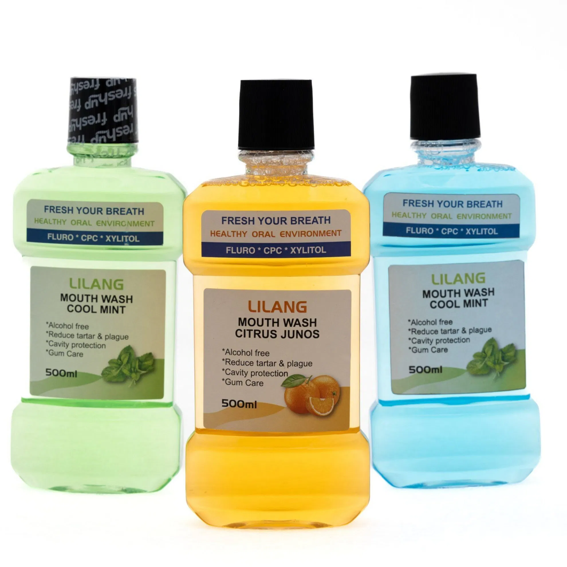 Advanced Enamel Care Mouthwash with Protective Shield Technology, Creates an Invisible Barrier Against Stains and Acid Erosion Between Brushing.