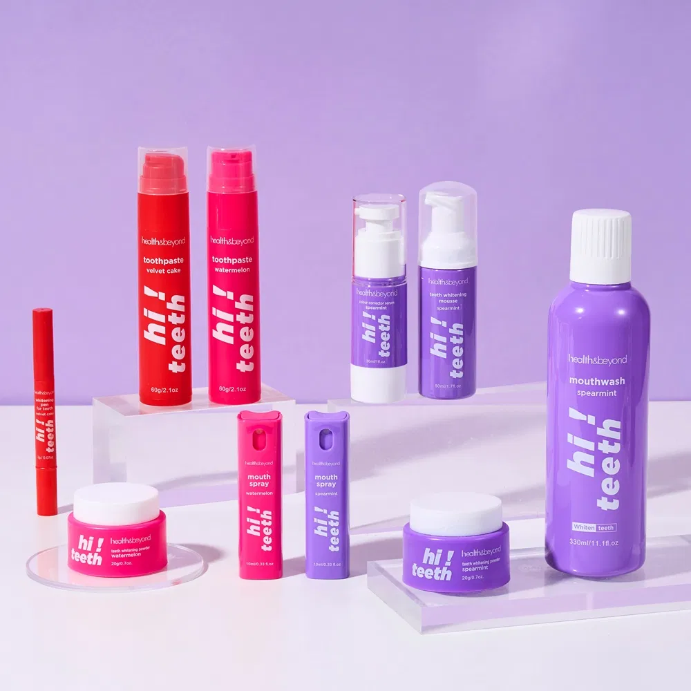 OEM ODM Custom Dental Dentifrice Whitening Colour Corrector Toothpaste