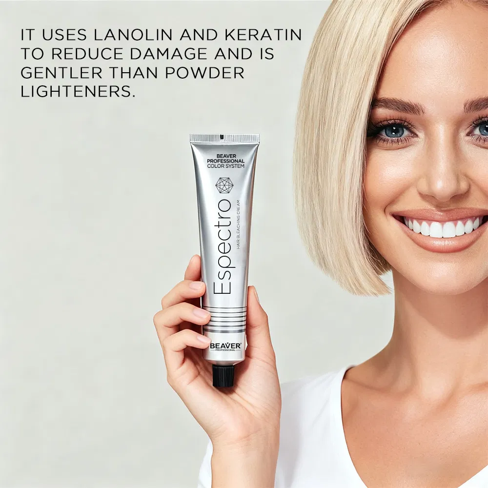 Beaver Factory Wholesale Cream Hair Dye Professional Salon Semi Permanent Bleaching Cream