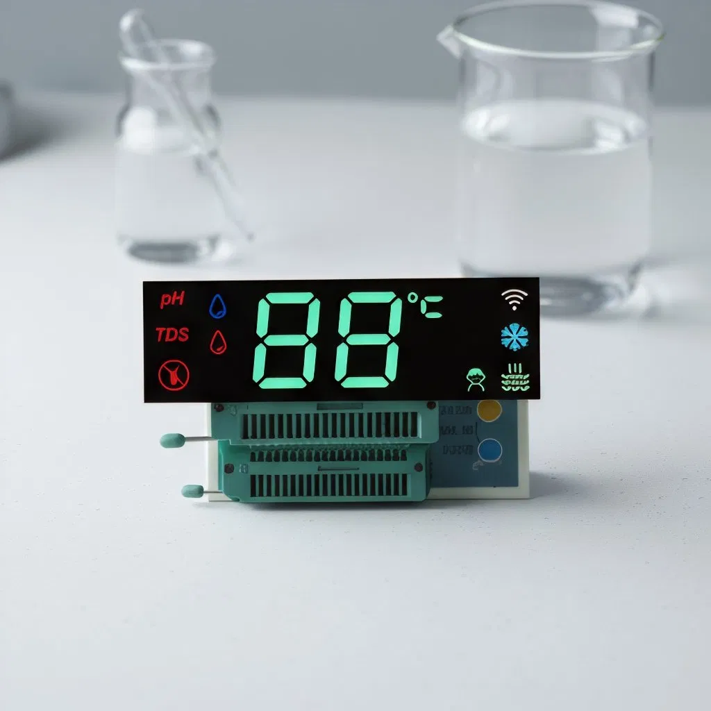 7-Segment LED Display Customized Multicolor Invisible for Water Dispensers