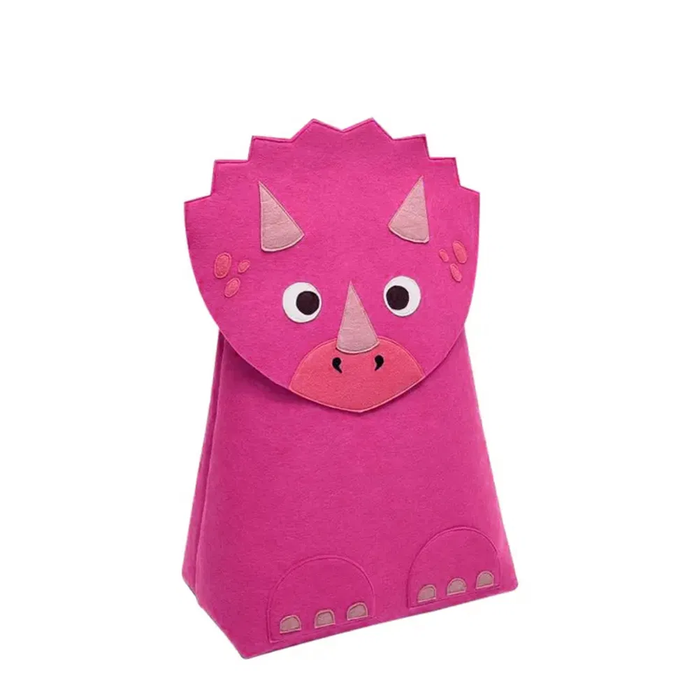 New Felt Laundry Basket for Kids with Foldable Design