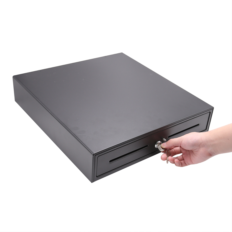 Metal POS Cash Drawer, 5 Bills 5 Coins Cash POS Money Box
