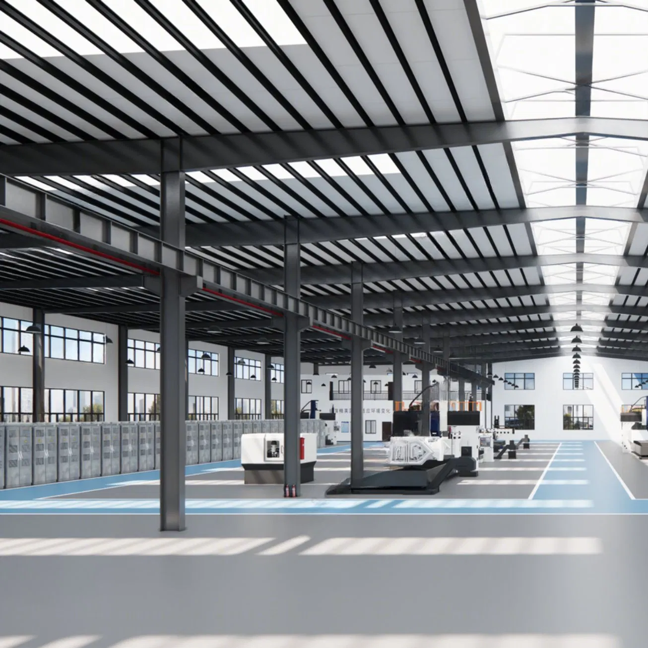 Professional Economical Prefab Building Metal Q355/Q235 Large Span Steel Structure Workshop