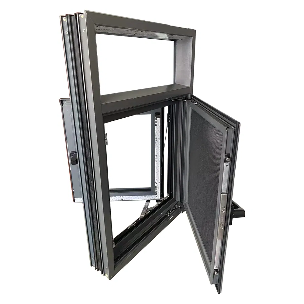 Durability Coastal Areas Aluminum Casement Window Balcony Aluminum Window - Window
