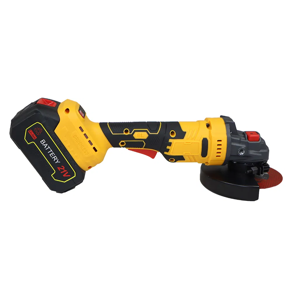 Heavy-Duty Angle Grinder with Battery and Charger