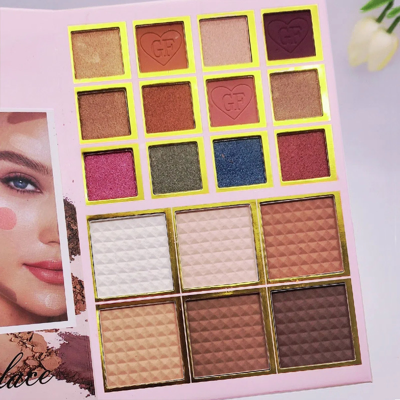 Versatile Multi-Function Eyeshadow Book for Professional Makeup Artist with a Long-Wear Finish