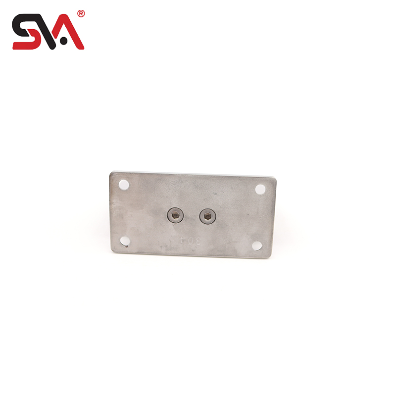 Luxury Style Public Bathroom Glass Splicing Fixed Hardware Hinge Manufacturer