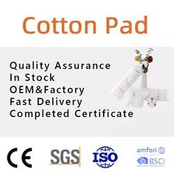 Basic Customization Wholesale Cosmetic Pads Natural Round Cotton Pad for Makeup