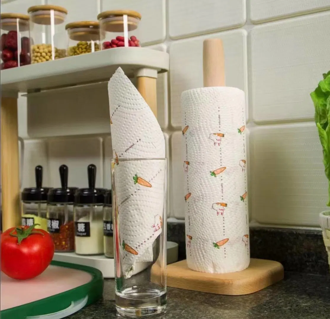 Bamboo High Quality Laminated 2 Ply Printed Christmas Blotting Paper Kitchen Paper Towel Kitchen Roll Tissue Paper Towel