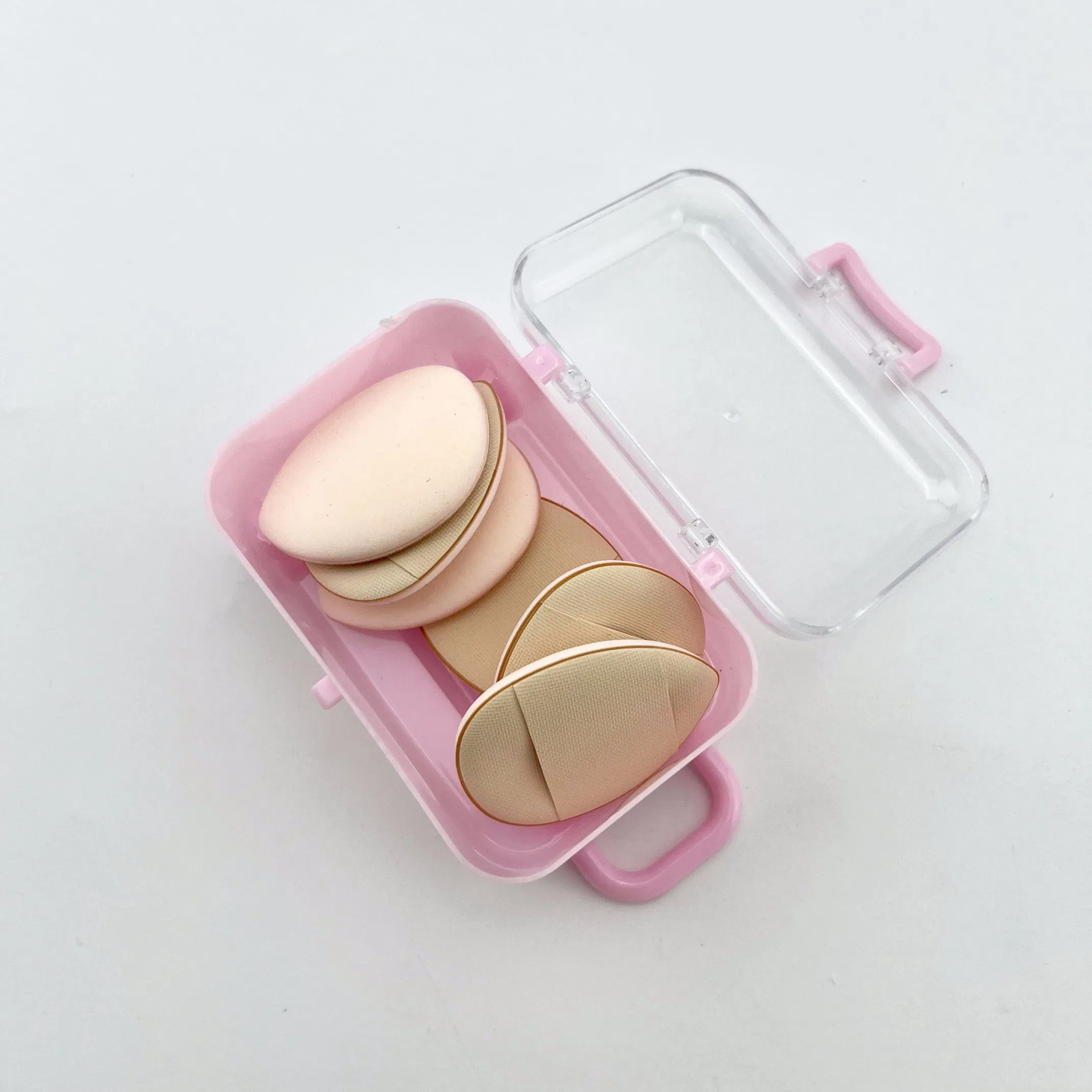 Wet and Dry Dual-Use Customization Professional Beauty Tools Finger Air Cushion Mini Light Portable Thumb Powder Makeup Puff