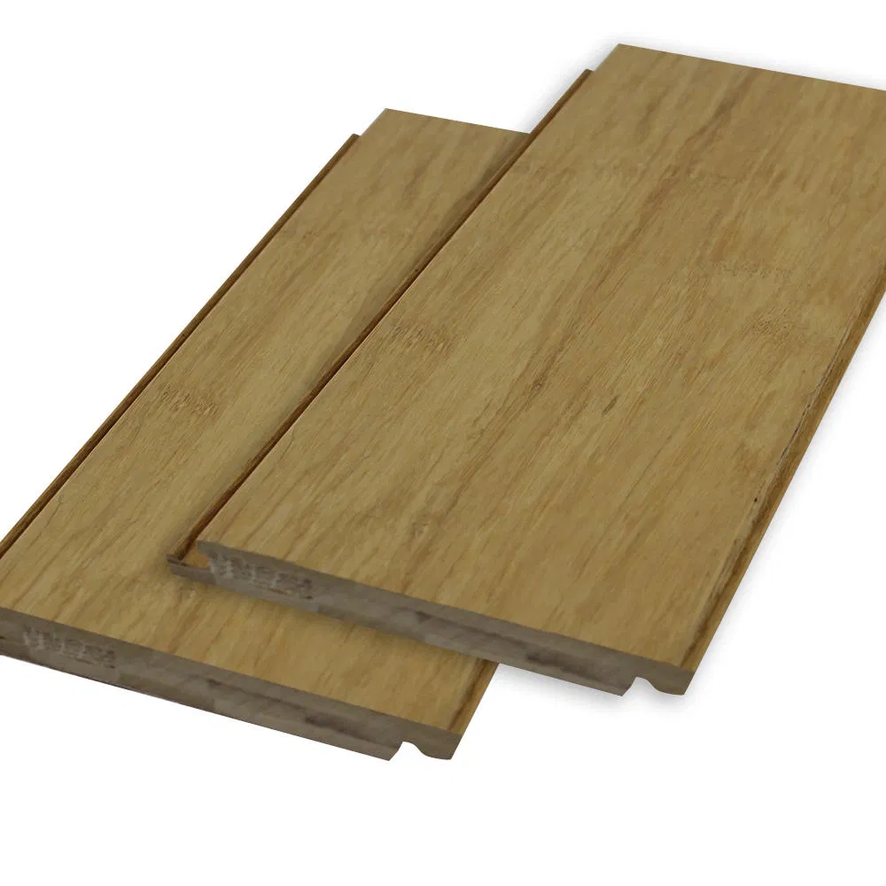 Customization Horizontal Flooring in Natural Colour with Uniclick System Interior Bamboo Flooring