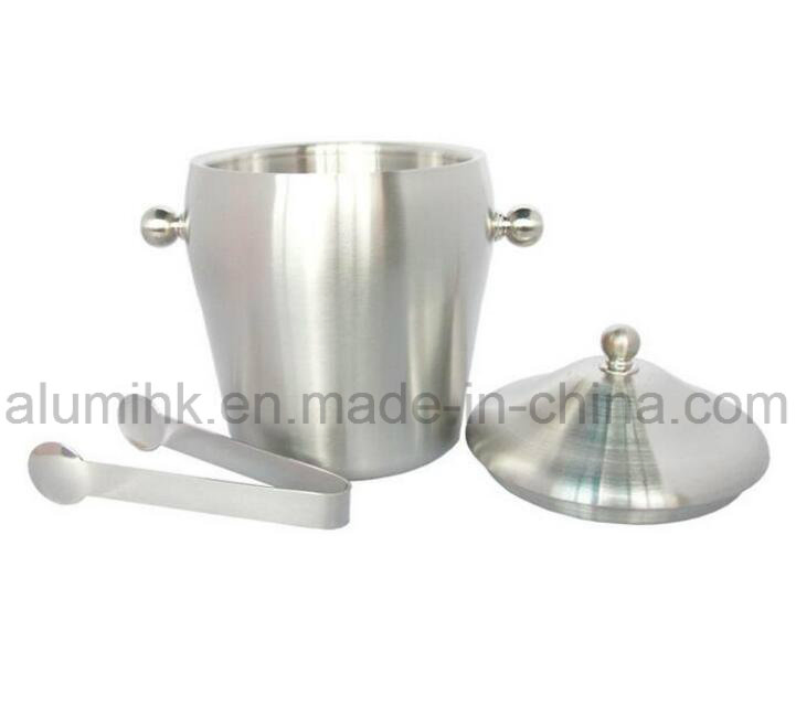 Hotel Stainless Steel Double Layer Durable Ice Bucket