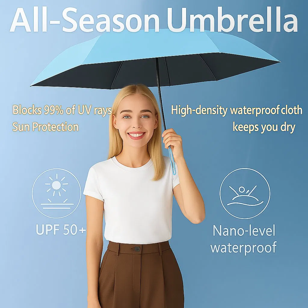 Складной зонт Mini Travel для женщин, мужчин и детей