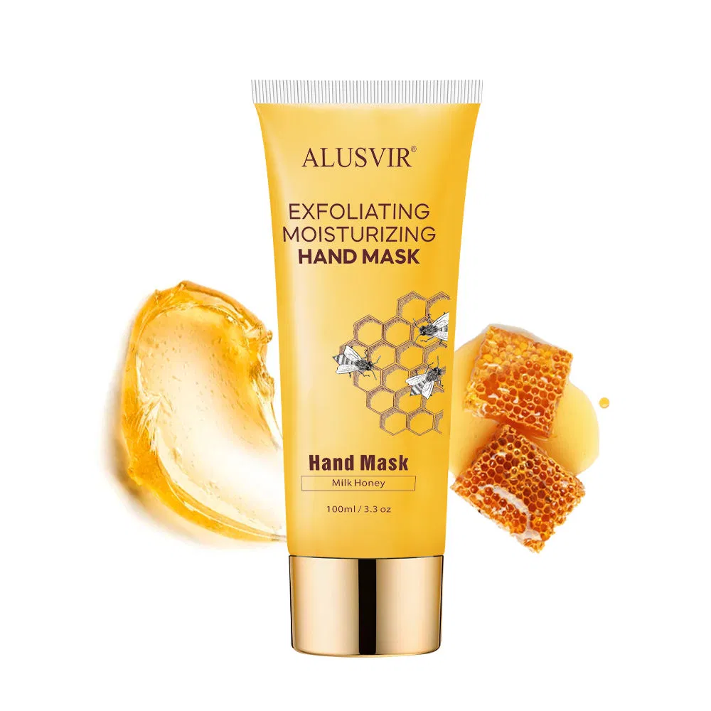 Natural Hand Care Lotion Honey Peel Exfoliating Moisturizing Tender Soften