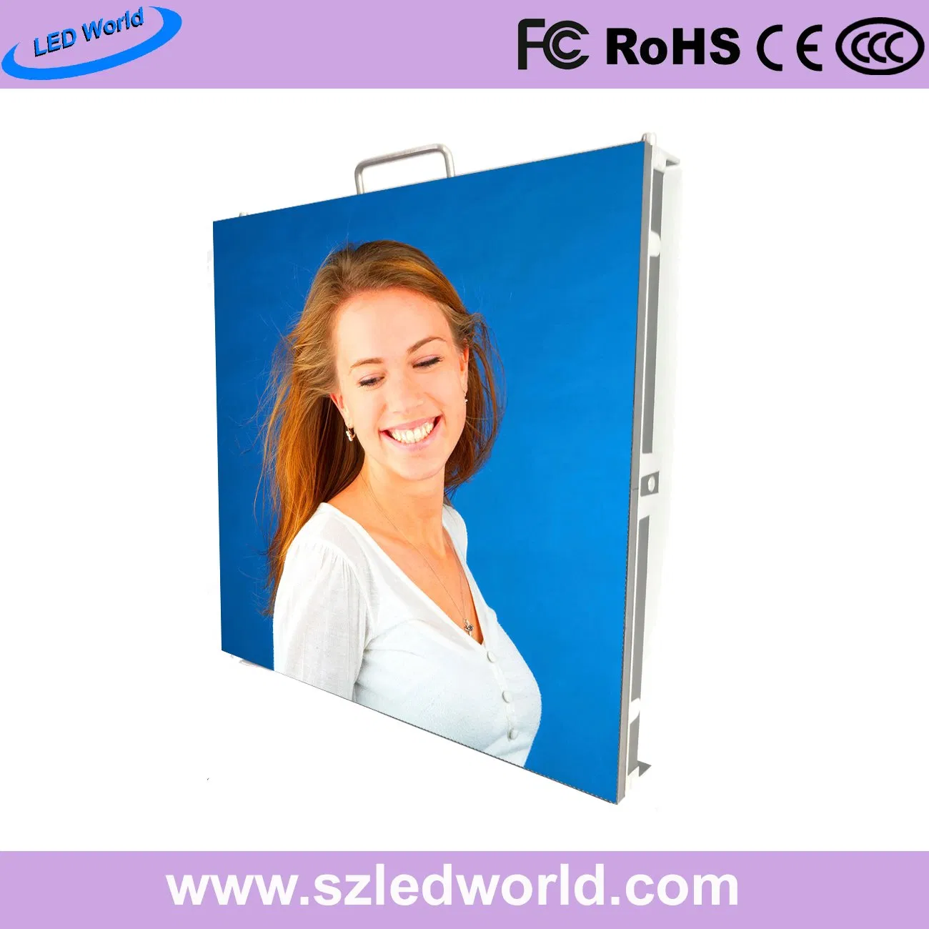 P4.81 Indoor Outdoor Advertising Board Sing Digital Full Color LED Display