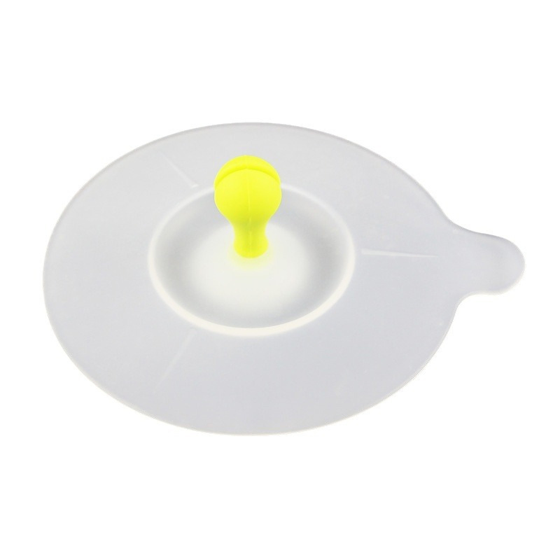 Factory Custom Suction Airtight Sealed Reusable Coffee Drink Cover Silicone Cup Lid