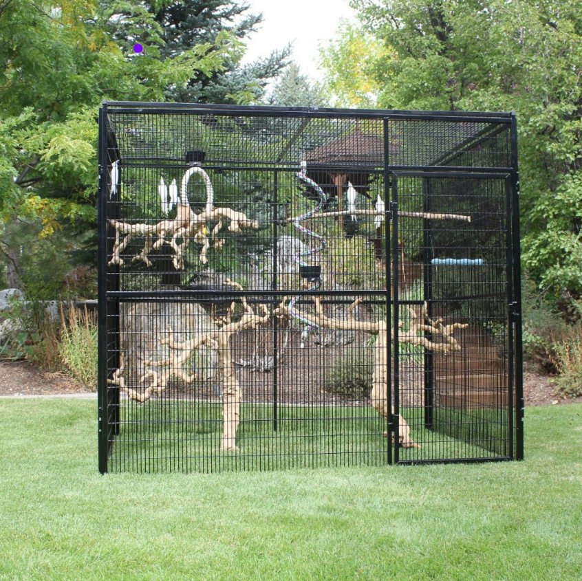 6′ High Large Outdoor Bird Aviary Walk Cages Designer